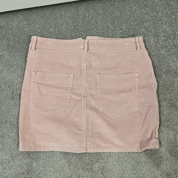 Light Pink Corduroy Skirt - Picture 2 of 2